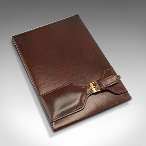 Vintage Rolex Dealer's Quote Pad, Swiss, Leather Bound, Notebook Slip, Late 20th