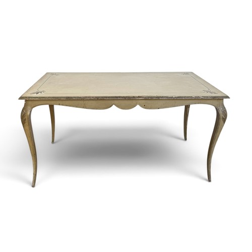 1920/30'S French Painted & Gilded Louis XV Revival Kitchen, Dining Or Centre Table