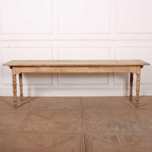 Large Italian Original Painted Console/ Farm Table