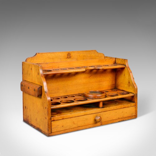 Antique, Apothecary Bottle Stand, English, Air Ministry Stamped, Early C20th