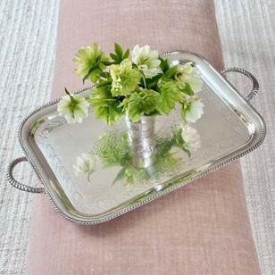 Edwardian Twin Handled Silver Plate...