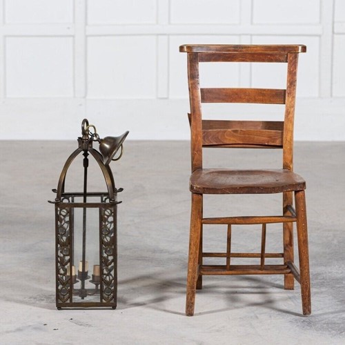 French Bronze Hall Lantern