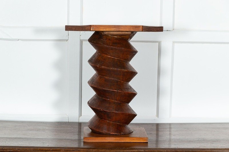 ​Midc French Elm Corkscrew Pedestal Table-adam-lloyd-interiors-0-1-main-638308876658758330.jpeg