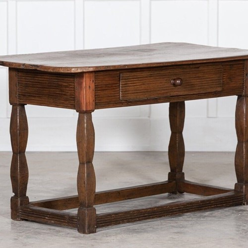 19Thc Swedish Provincial Pine Refectory Table
