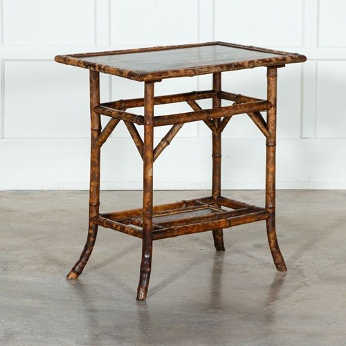 19Thc Bamboo Chinoiserie Table