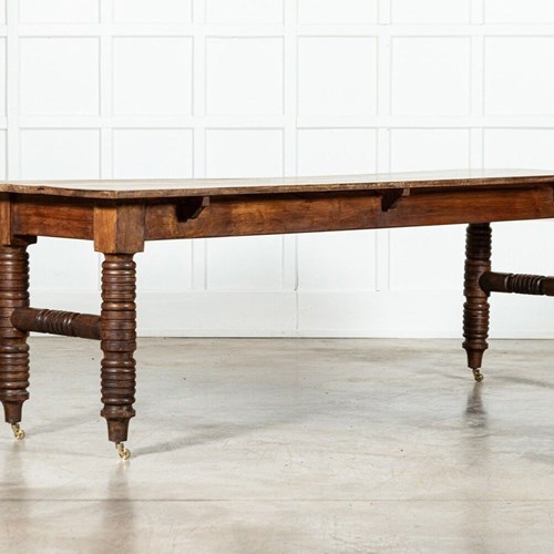 Large 19Thc English Oak Table
