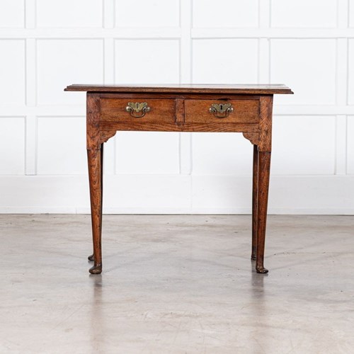 English Georgian Oak Side Table