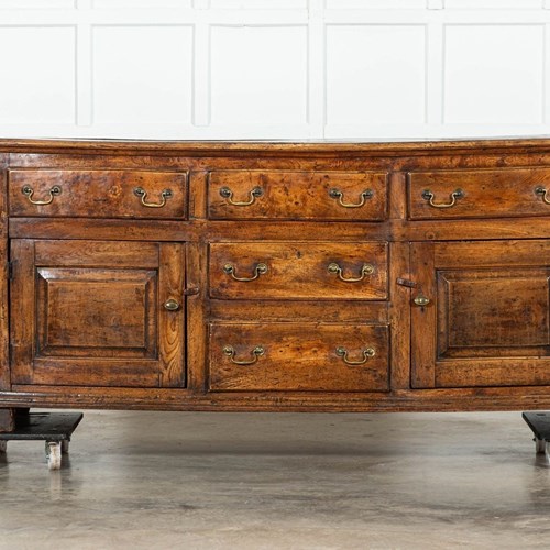18Thc English Vernacular Elm Dresser