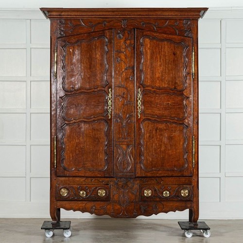 Large 18Thc French Oak Armoire