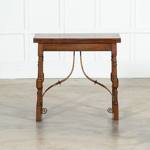 Spanish Oak Card Hall Table