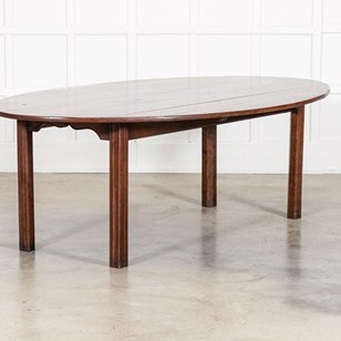 Large 19Thc English Cherry Oval Din...