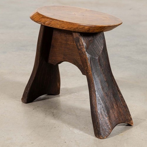 English Vernacular Oak Stool