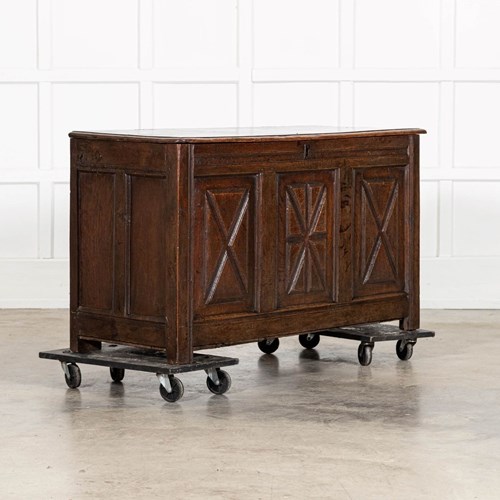 English Georgian Oak Coffer