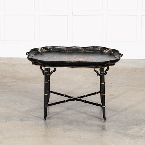 19Thc Jennens & Bettridge Chinoiserie Tray Table
