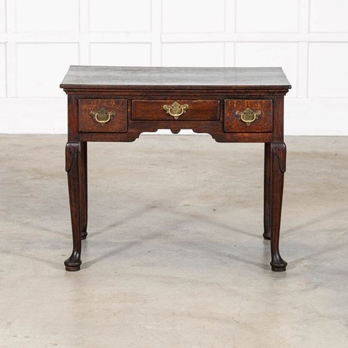English 18Thc Oak Low Boy Side Table