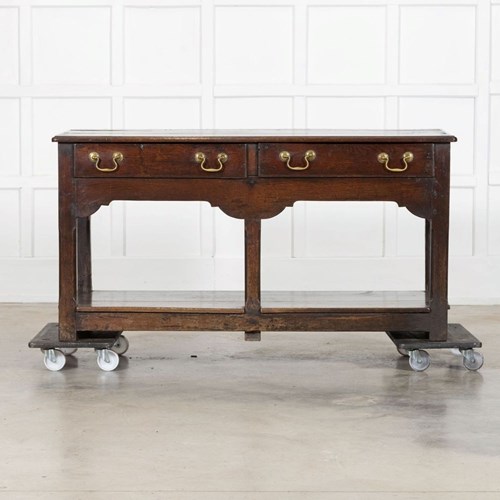 18Thc English Oak Dresser Base