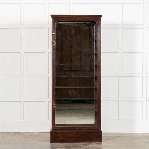 English 19Thc Mahogany Glazed Chemist Cabinet