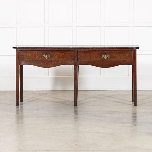 18Thc English Country Oak Dresser Base