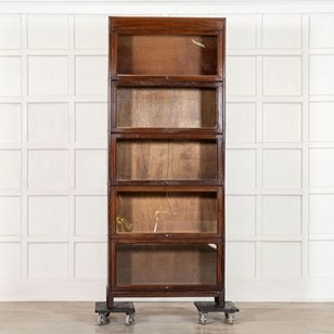 Large Gunn Mahogany Glazed Sectiona...