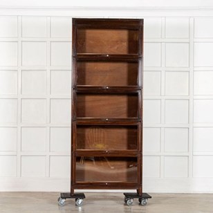 Large Gunn Mahogany Glazed Sectiona...