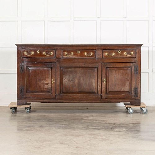 English George III Oak Dresser Base