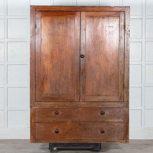 Large Irish Pine Housekeepers Cupboard/Armoire