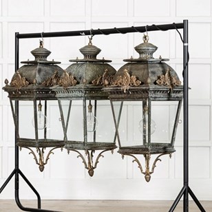 Large French 19Thc Style Bronze & I...