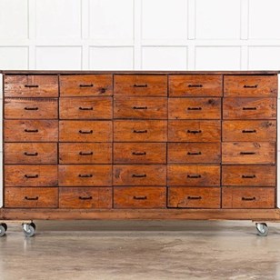 Large French Fruitwood Workshop Ban...