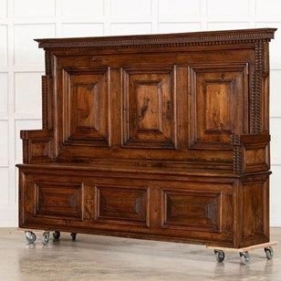 Large Magnificent 19Thc Carved Ital...