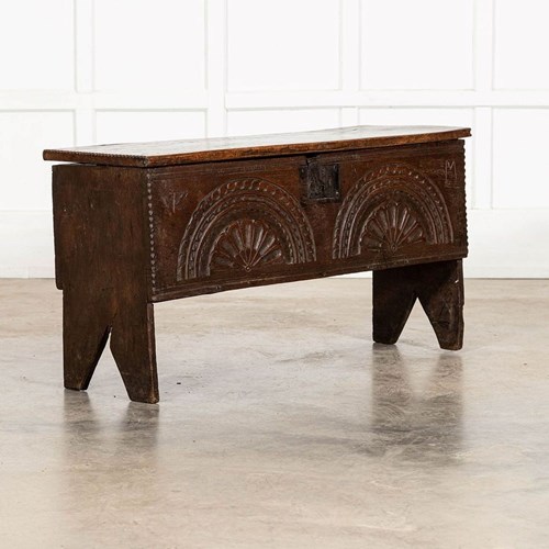 17Thc English Oak Coffer