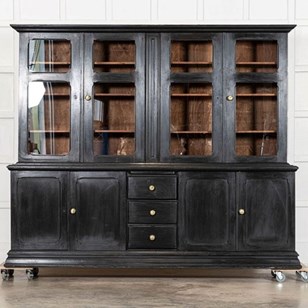 Monumental 19Thc French Ebonised Fr...