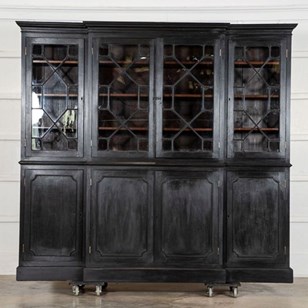 Monumental 19Thc English Ebonised G...