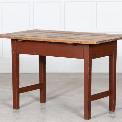 19thC Irish Painted Vernacular Pine Table