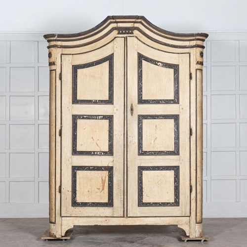 Large 18Thc Painted Austrian Armoire