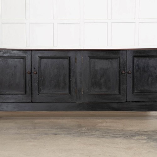 Monumental 19Thc English Ebonised Pine Dresser Base