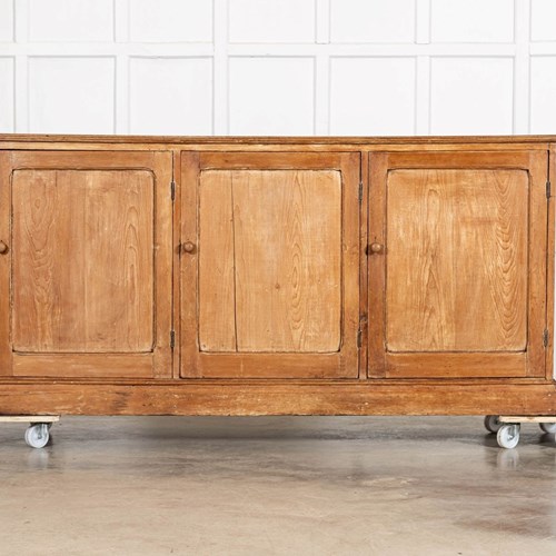 19Thc English Pine Dresser Base