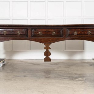 Large 18Thc English Oak Dresser Bas...