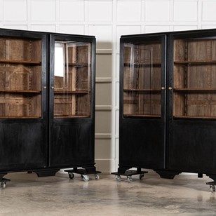 Pair 19Thc French Ebonised Fruitwoo...
