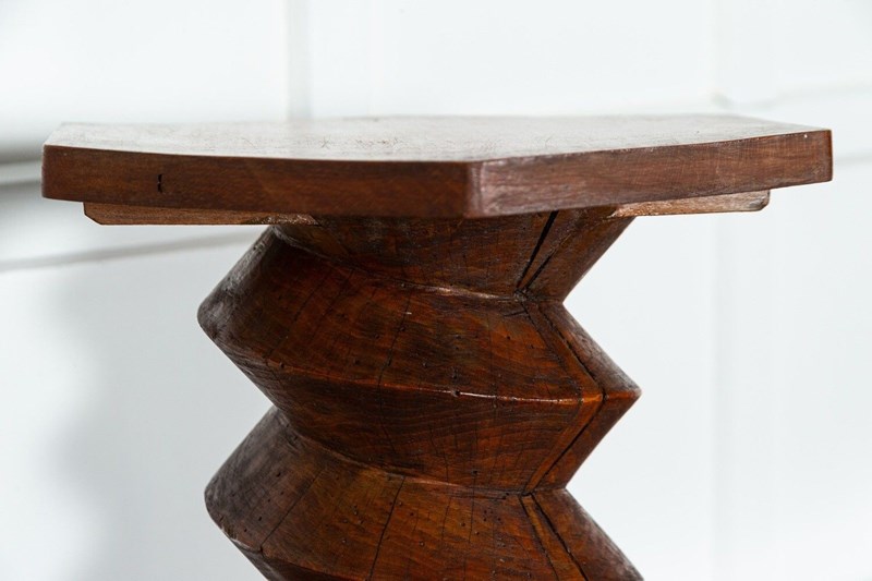 ​Midc French Elm Corkscrew Pedestal Table-adam-lloyd-interiors-1-2-main-638308876776569457.jpeg