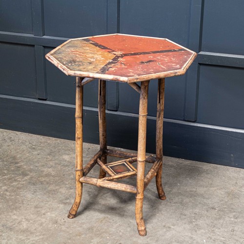 19thC Bamboo Side Table