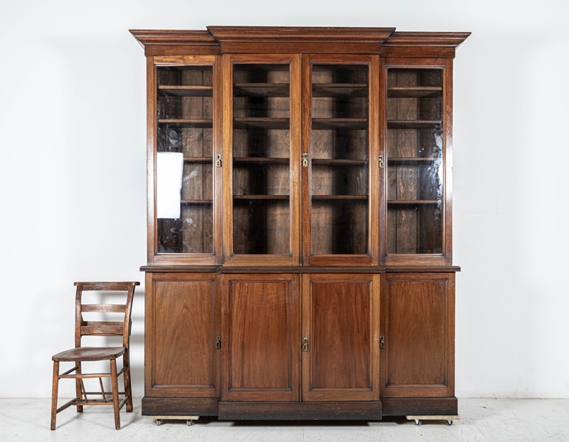 19thC Glazed Mahogany Breakfront Bookcase-adam-lloyd-interiors-19thc-mahogany-breakfront-glazed-bookcase-main-637722399648481393.jpg