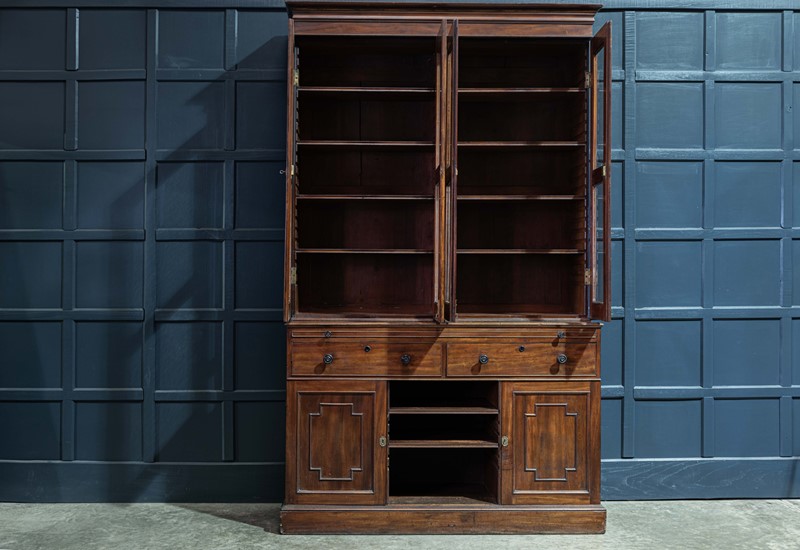 19thC Mahogany Glazed Secretaire Bookcase-adam-lloyd-interiors-19thc-mahogany-glazed-secretaire-bookcase1-main-637455564674086344.jpg