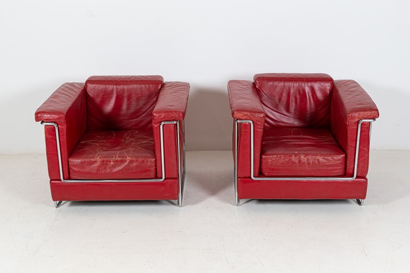 Pair of Mid Century Leather Armchairs-adam-lloyd-interiors-2-mid-century-pair-red-leather-armchairs-main-637637562274630621.jpg