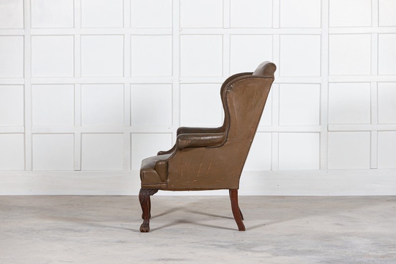 19thC English Leather & Mahogany Wingback Armchair-adam-lloyd-interiors-3-4-28-150-main-637951538121250705.jpeg