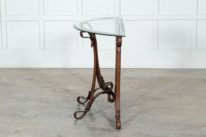 Jacques Adnet Style Iron Leather Console Table-adam-lloyd-interiors-4-3582105836-main-638187196117455380.jpeg