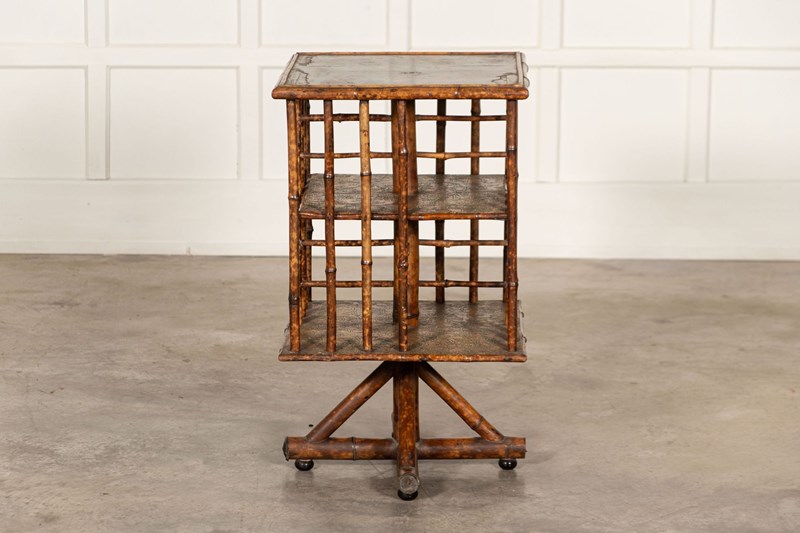 19Thc English Bamboo Revolving Bookcase Side Table-adam-lloyd-interiors-7-8-main-638162517514145224.jpeg