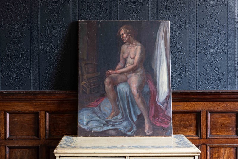 Alys Woodman 'Painting From Life' Nude -adam-lloyd-interiors-alys-woodman-oil-canvas-painting-main-637364024066387894.jpg