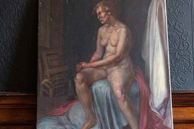 Alys Woodman 'Painting From Life' Nude -adam-lloyd-interiors-alys-woodman-oil-canvas-painting5-main-637364026312785695.jpg