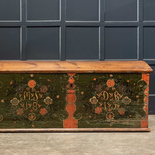 Early 19thC Swedish Marriage/Dowry Chest