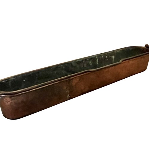 Exceptionally Large 18Th Century French Copper Fish Kettle